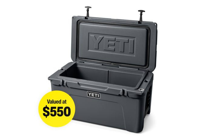buy now chill later giveaway yeti cooler prize sheds n homes 2