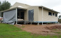 Rural Retreat Kit Home in construction
