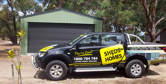 Skillion or Gable Roof Double Garages Desktop