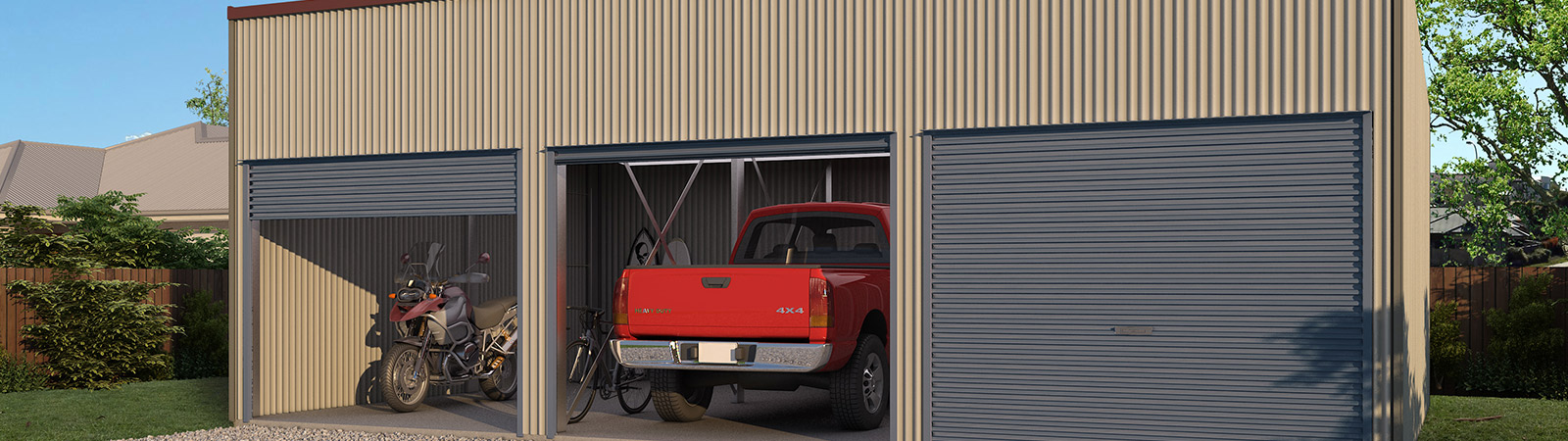 ZINCALUME or COLORBOND steel Farm Sheds