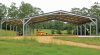 arena horse riding cover zincalume lean to