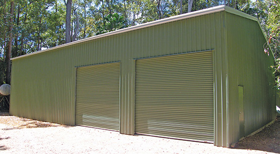 bundaberg colorbond workshop shed