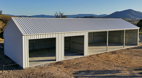 devonport garage with enclosed and open bays