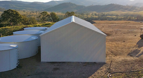 devonpport garage colorbond roof