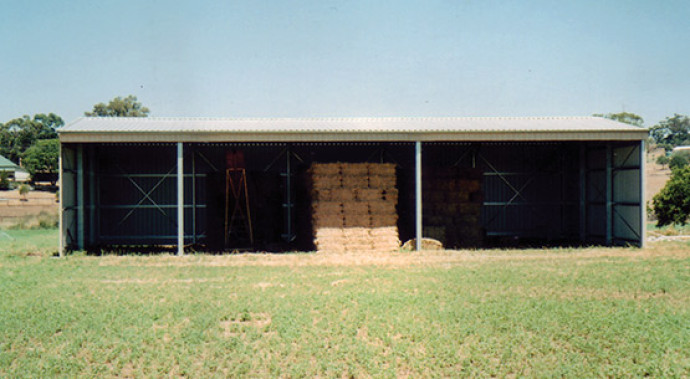 eumundi hay zincalume rural shed