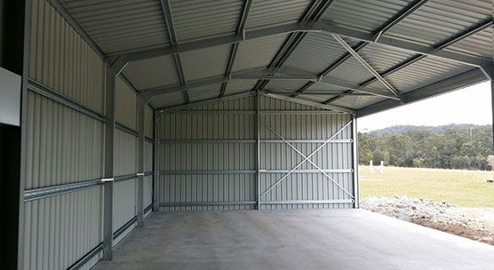 mildura internal shed frame