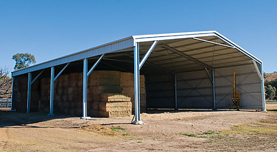 pilbara hay storage zincalume farm shed 4