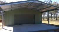residential 6 garaport colorbond steel