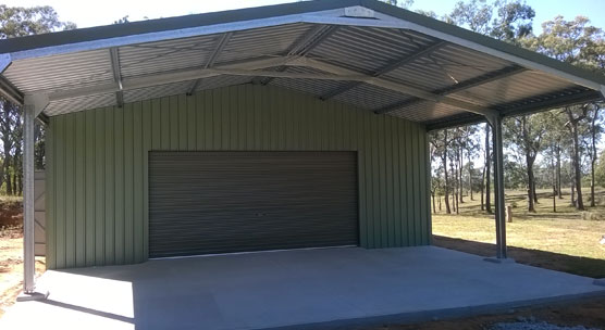 residential 6 garaport colorbond steel