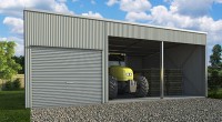 skillion zincalume farm hay machinery storage shed