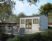 Shed Exterior Backyard Retreat Gable Coro Profile