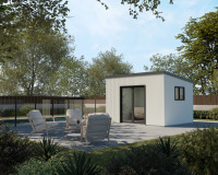 Shed Exterior Backyard Retreat Skillion Coro Profile