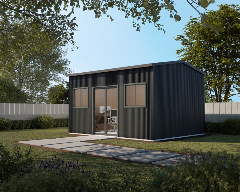 Shed Exterior Home Office Gable Coro Profile