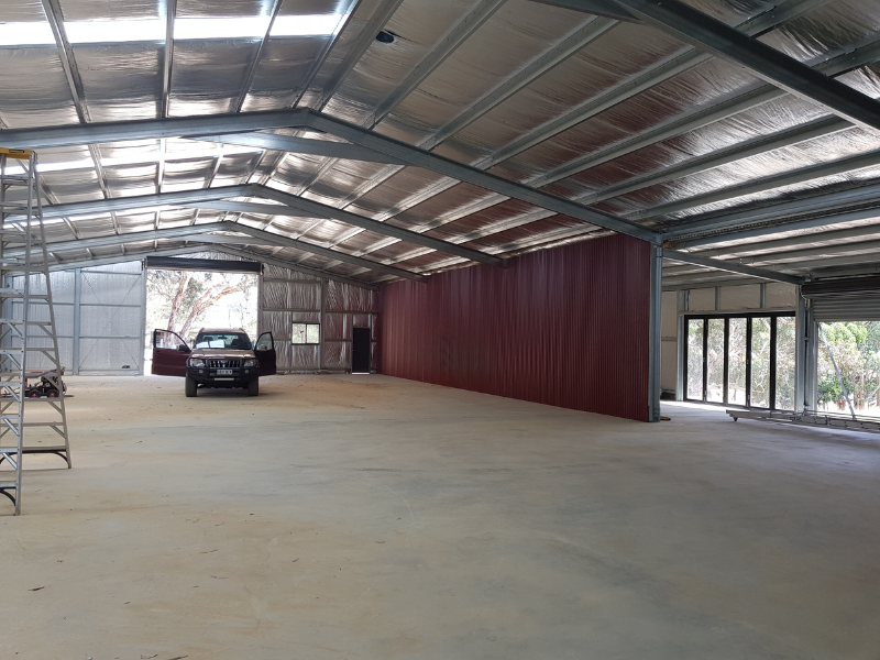 Sheds n Homes Adelaide South Scenic Country Setup Shed Project Aus 4