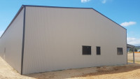 Sheds n Homes Bathurst Industrial Shed with office 1