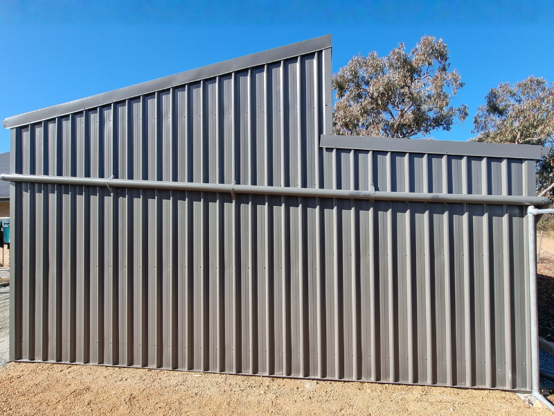 Sheds n Homes Canberra Double Skillion Shed Project Aus 2