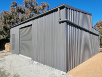 Sheds n Homes Canberra Double Skillion Shed Project Aus