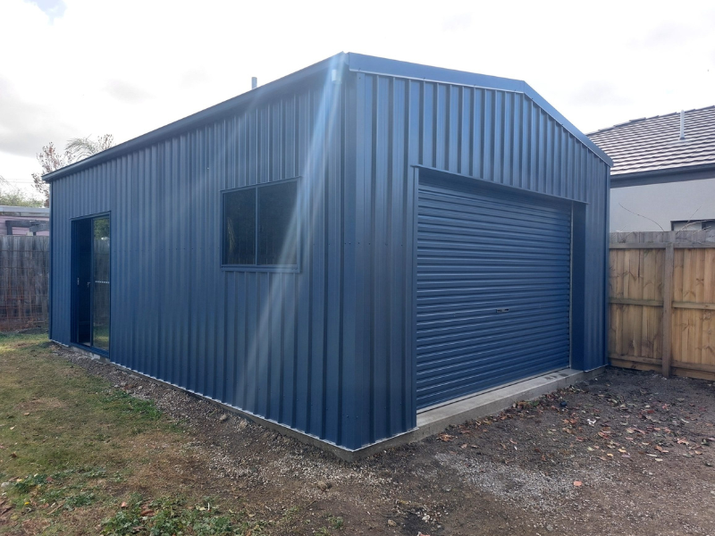 Sheds n Homes Geelong Back Block Workshop Shed Project Aus 3