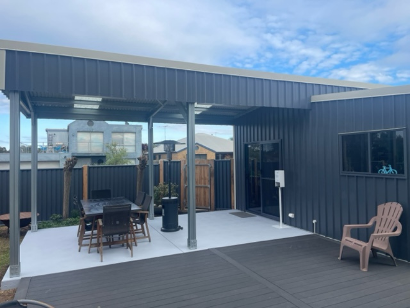 Sheds n Homes Geelong Ironstone Gym Setup Shed Project Aus 3
