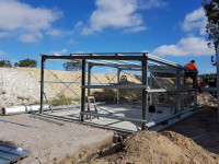 Sheds n Homes Manjimup Skillion pump shed 1