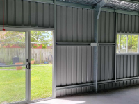 Sheds n Homes Tasmania Surfmist 10m Residential Shed Project Aus 2