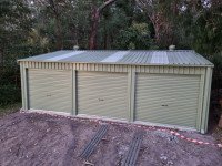 Shipping container to shed