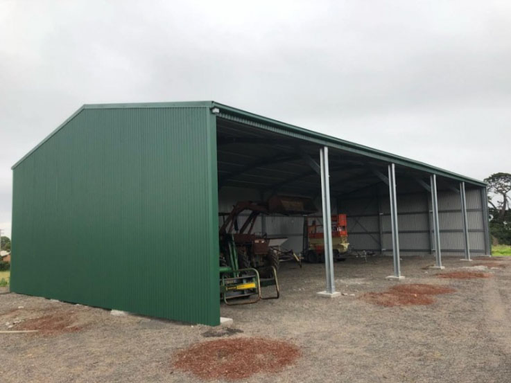 Open Front Farm Shed